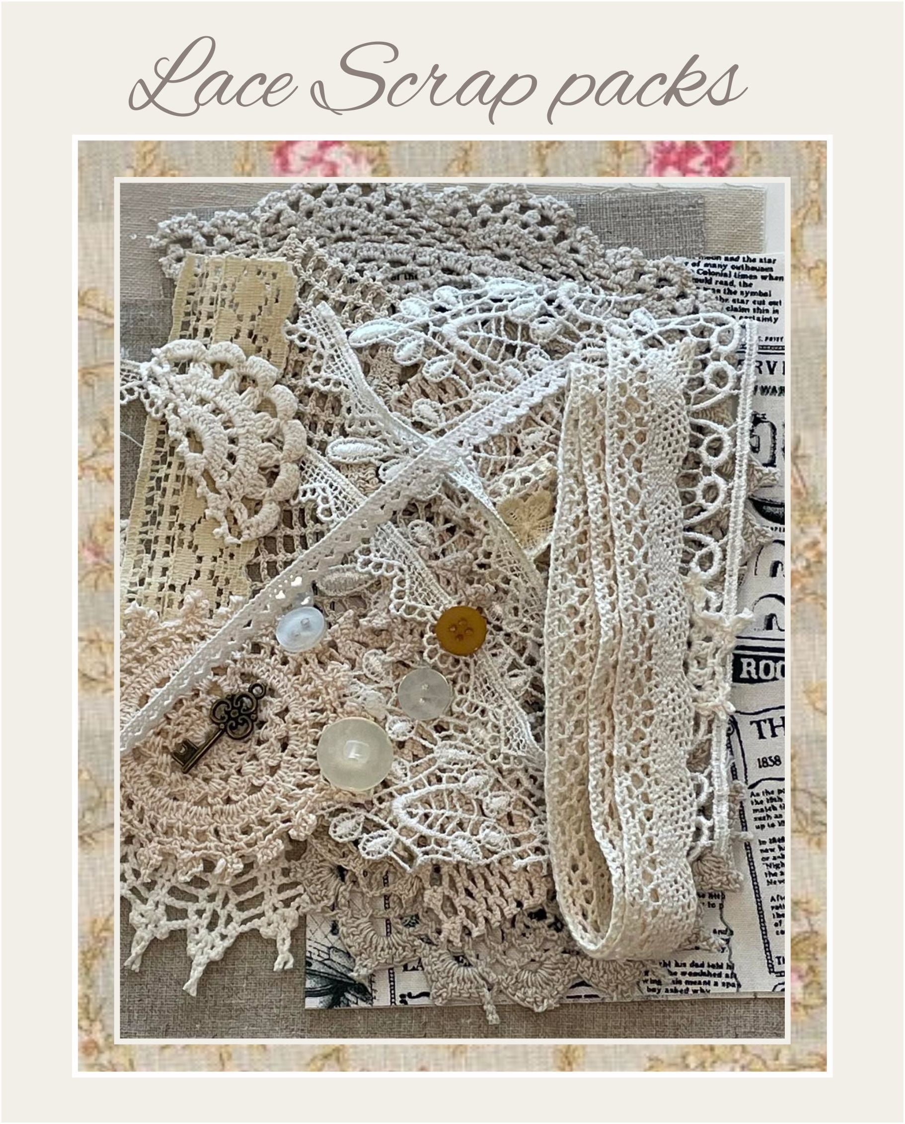 Lace scraps outlet for sale